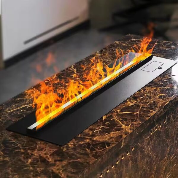 3D Atomized Fireplace With Colorful Steam Flame ECO Decorative Customized Mist Intelligent Indoor Electric Water Vapor Fireplace